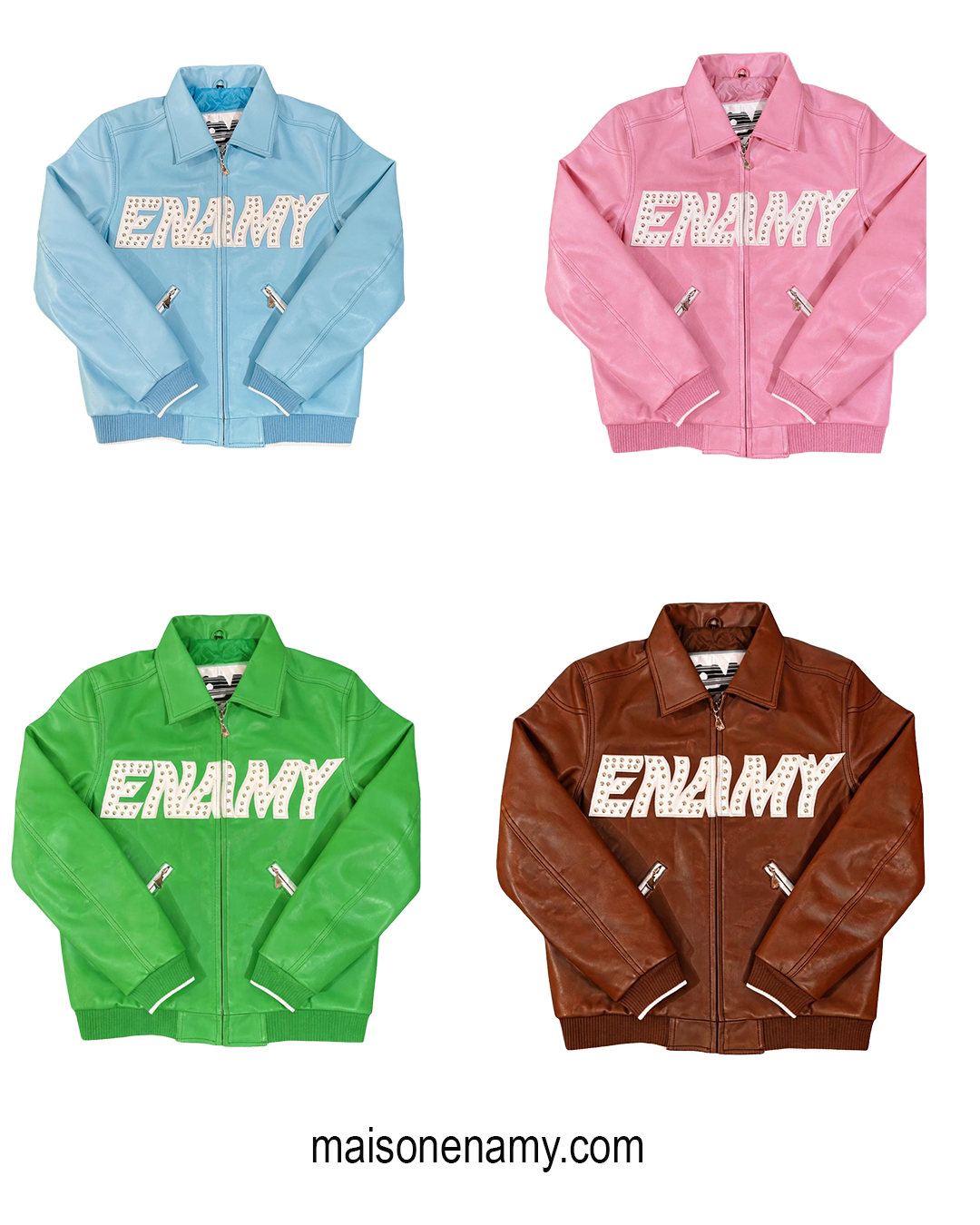 Maison enamy Leather Jacket collection
